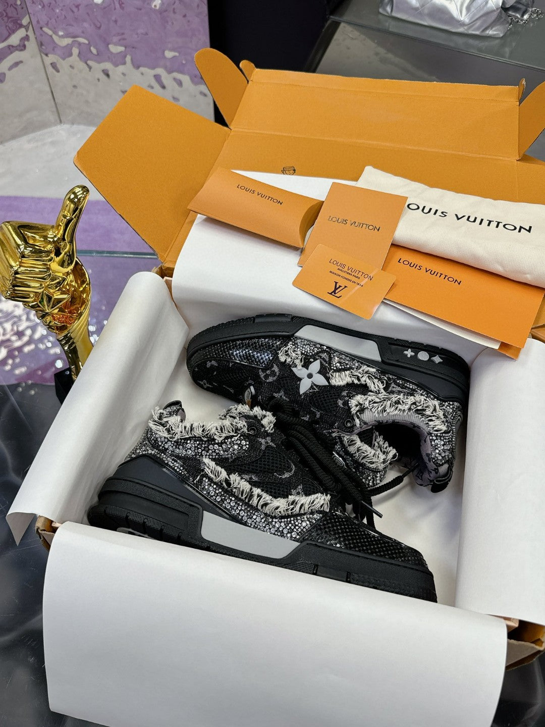 Louis Vuitton Skate x Swarovski